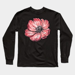 Pink flower Long Sleeve T-Shirt